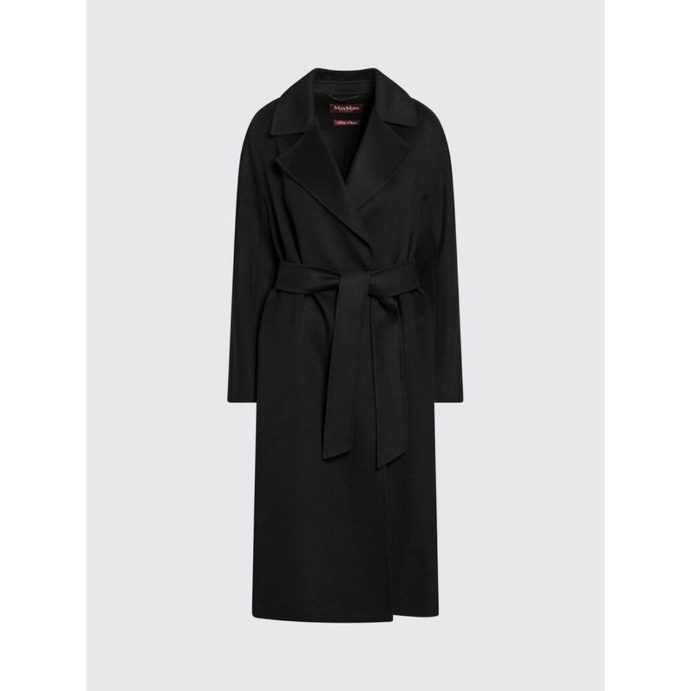 Max Mara Studio Coat Woman Black